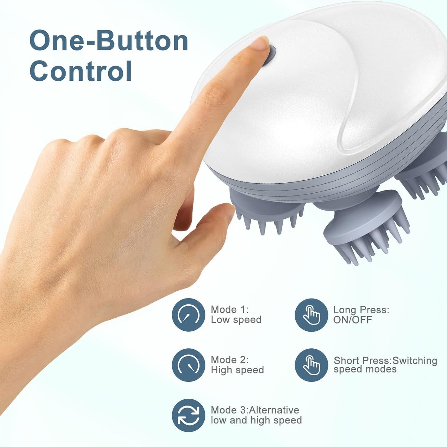 RelaxRevive™ – Electric Scalp Massager for Stress Relief & Hair Growth