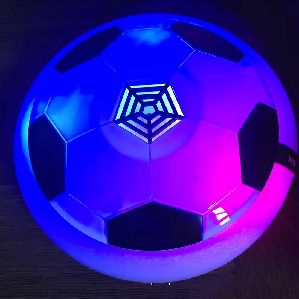 HoverBall™ – The Ultimate Indoor Football Game with LED Lights & Soft Bumper (Rainy Day Fun for All Ages!)