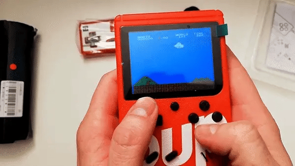 500 in 1 Retro Game for 2 Player, Handheld Classical Game PAD Can Play On TV | with Remote Hand Video Game- Multicolor