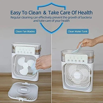 Portable Air cooler Table fan with humidifier