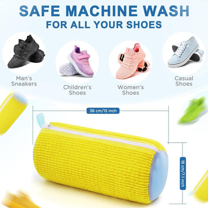 Shoe Laundry Bags for Sneakers, Reusable Shoe Cleaning Bag for All Shoe Sizes(Laundry shoe bag)
