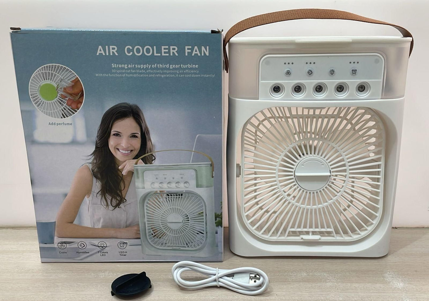 Stay Cool Anywhere with the Portable Mini USB Air Conditioner Fan! ❄️