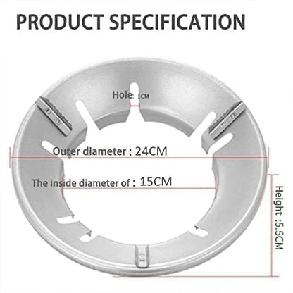 Gas Saver Burner Stand Gas Chula Burner Gas Saver Stand Jali Ring TrendTek Fire & Windproof Energy Saving, Gas Chula Support Stand 4 Legs Supported for Indian Gas