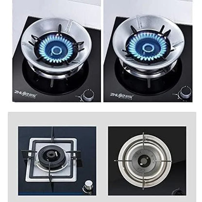 Gas Saver Burner Stand Gas Chula Burner Gas Saver Stand Jali Ring TrendTek Fire & Windproof Energy Saving, Gas Chula Support Stand 4 Legs Supported for Indian Gas