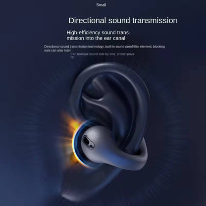 Airdopes Loop OWS Earbuds w/Clip-On Fit, Air Conduction Tech, 5.3 chip, panoramic surround stereo sound, touch control, 300HRS stand by duration, 4Mics ENx, 12mm Drivers, 40ms Latency, ASAP Charge, OWS Ear Buds Earphones (Cool Black)